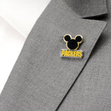 NFL Green Bay Packers & Mickey Lapel Pin