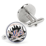 MLB New York Mets Baseball Cufflinks