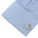 Pittsburgh Steelers Cufflinks and Tie Bar Gift Set
