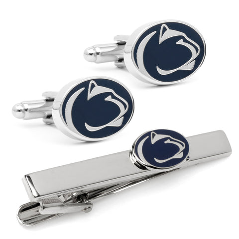 NCAA Penn State University Cufflinks and Tie Clip Gift Set
