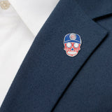 MLB Chicago Cubs Sugar Skull Lapel Pin