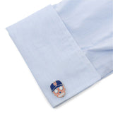 MLB New York Mets Sugar Skull Cufflinks & Lapel Pin Gift Set