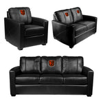 Silver Club Chair with  Cleveland Browns Bulldog Logo