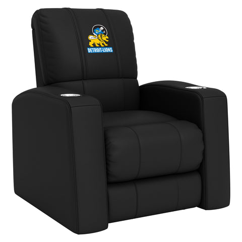 Relax Home Theater Recliner with Detroit Lions Classic Logo