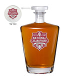 2025-26 Indiana National Champ Royal Decanter
