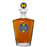 2026 Michigan Basketball Championship Royal Decanter w/ 3D Top