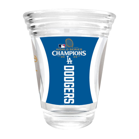 Los Angeles Dodgers 2024 World Series Champions 2 oz. Party Shot Glass