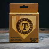 Texas Rangers Dugout Mug® | Wood Coaster