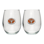 University of Texas at Austin Stemless Goblet (Set of 2)
