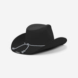 Philadelphia Eagles Black Rhinestone Logo Cowboy Hat