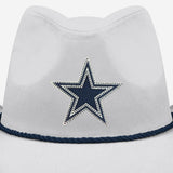 Dallas Cowboys White Rhinestone Logo Cowboy Hat