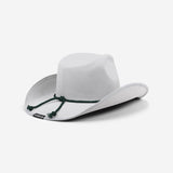 Green Bay Packers White Rhinestone Logo Cowboy Hat