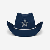 Dallas Cowboys Team Color Rhinestone Logo Cowboy Hat