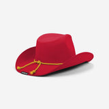 Kansas City Chiefs Team Color Rhinestone Logo Cowboy Hat