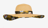 Pittsburgh Steelers Womens Floral Straw Hat