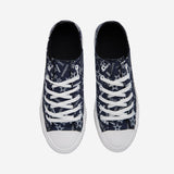 Dallas Cowboys Womens Low Top Repeat Print Canvas Shoe
