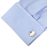 Star Trek Two Tone Delta Shield Cufflinks Tie Bar Gift Set