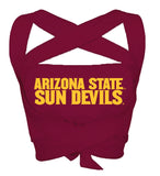 Arizona State ASU Maroon Multi Way Bandeau Top