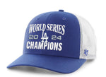 Los Angeles Dodgers '47 2024 World Series Champions Trucker Adjustable Hat – Royal