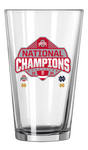 Ohio State Buckeyes  2024 National Champions 16oz. Commemorative Pint Glass