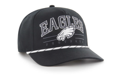 Philadelphia Eagles Black Roscoe Speckle 47 Hitch Adjustable Hat