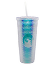 San Francisco 49ers Iridescent Studded 24 oz Tumbler