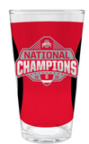 Ohio State Buckeyes 2024 National Champions 16 oz. Pint Glass with Wraparound Graphics