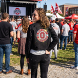 Ohio State Circle Logo Black Shacket