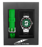 Michigan State Spartans Men's Contender Watch Gift Set