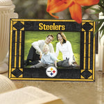 Pittsburgh Steelers Art-Glass Horizontal Picture Frame