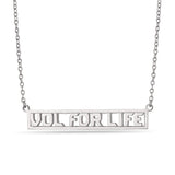 Tennessee VOL FOR LIFE Script Bar Necklace