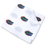 University of Florida Gators Muslin Swaddle Blanket – Soft Breathable 47x47 Baby Blanket – Officially Licensed UF Newborn Gift