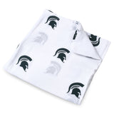 Michigan State University Spartans Muslin Swaddle Blanket – Soft Breathable Baby Blanket | Officially Licensed MSU Gift
