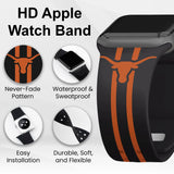 Texas Longhorns HD Apple Watch Band