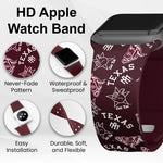 Texas A&M Aggies HD Apple Watch Band