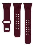 Texas A&M Aggies Engraved Apple Watch Band