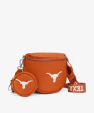 Texas Longhorns Crossbody Fanny Pack with Coin Pouch