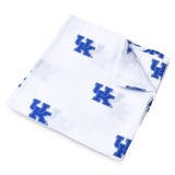 University of Kentucky Muslin Swaddle Blanket – Officially Licensed UK Baby Swaddle | Soft Breathable 47x47 Wildcats Blanket