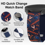 Virginia Cavaliers HD Watchband for Samsung, Garmin, Fossil, and More for Samsung, Garmin, Fossil, and More