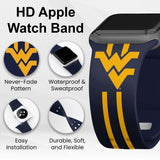 West Virginia Mountaineers HD Apple Watch Band