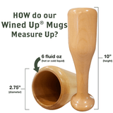 Washington Nationals Wined Up® | Baseball Bat Wine Mug Collective