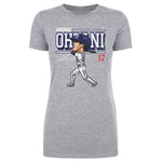 Shohei Ohtani Los Angeles D Cartoon WHT