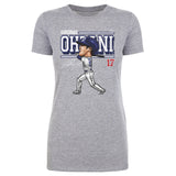 Shohei Ohtani Los Angeles D Cartoon WHT