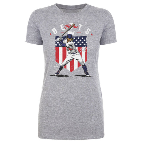 Mookie Betts Los Angeles D Country Flag WHT