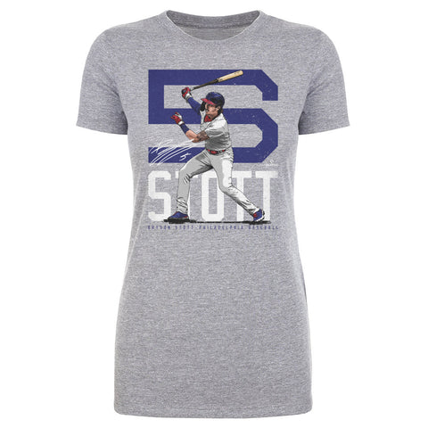 Bryson Stott Philadelphia Bold Number WHT