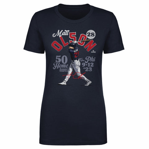 Matt Olson Atlanta 50 Homers WHT