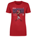 Kyle Schwarber Philadelphia Cartoon WHT