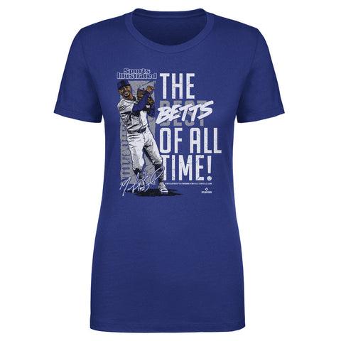 Mookie Betts Sports Illustrated & Los Angeles D Betts Of All Time WHT