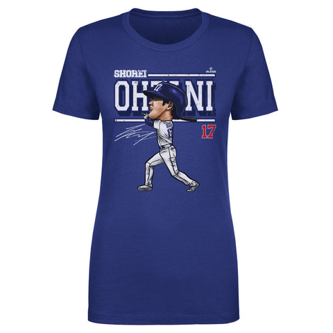 Shohei Ohtani Los Angeles D Cartoon WHT