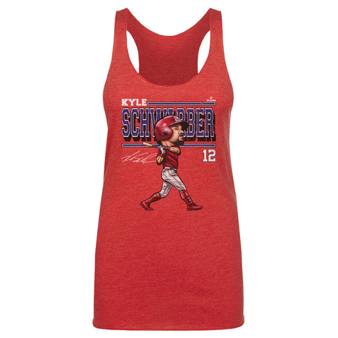 Kyle Schwarber Philadelphia Cartoon WHT